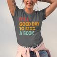 It's A Good Day To Read A Book Retro Vintage Teacher Unisex Jersey T-Shirt It's A Good Day To Read A Book Retro Vintage Teacher Unisex Jersey T-Shirt