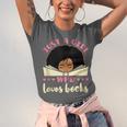 Just a Girl Who Loves Books African American Book Nerd Lover Unisex Jersey T-Shirt