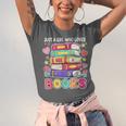 Just A Girl Who Loves Books Reading Library Unisex Jersey T-Shirt