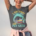 I Just Want To Read Books And Pet Cats Cat Book Lovers Unisex Jersey T-Shirt I Just Want To Read Books And Pet Cats Cat Book Lovers Unisex Jersey T-Shirt
