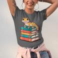 Leopard Gecko Book Lover Reading Unisex Jersey T-Shirt