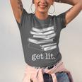 Let's Get Lit Books Unisex Jersey T-Shirt
