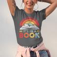 Take A Look It's In A Book Reading Book Vintage Rainbow Unisex Jersey T-Shirt