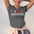 I Love Non Fiction Heart Books Reading Writing Writer Read Unisex Jersey T-Shirt I Love Non Fiction Heart Books Reading Writing Writer Read Unisex Jersey T-Shirt