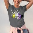 Non-Binary Book Lover Nonbinary Daisy LGBT Reading Pride Unisex Jersey T-Shirt Non-Binary Book Lover Nonbinary Daisy LGBT Reading Pride Unisex Jersey T-Shirt