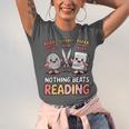 Nothing Goes Beyond Reading Rock Paper Scissors Book Unisex Jersey T-Shirt