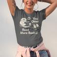 You Otter Read More Books Cute Otter Book Lover Unisex Jersey T-Shirt You Otter Read More Books Cute Otter Book Lover Unisex Jersey T-Shirt
