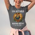 Owl I'm Retired Reading Books Is My Job Unisex Jersey T-Shirt