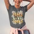 Peace Love Books Librarian Teacher Life Book Library Unisex Jersey T-Shirt Peace Love Books Librarian Teacher Life Book Library Unisex Jersey T-Shirt