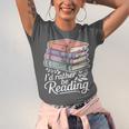 Rather Be Reading Book Lover Stack Unisex Jersey T-Shirt Rather Be Reading Book Lover Stack Unisex Jersey T-Shirt