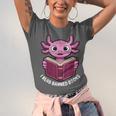 I Read Banned Books Axolotl Reading Unisex Jersey T-Shirt