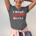 I Read Banned Books Censored Red Stamp Reading Librarian Unisex Jersey T-Shirt I Read Banned Books Censored Red Stamp Reading Librarian Unisex Jersey T-Shirt