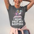 I Read Past My Bedtime Reading Unicorn Book Lover Unisex Jersey T-Shirt
