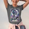 The Reader Tarot Card Reading Skeleton Skull Book Lover Unisex Jersey T-Shirt The Reader Tarot Card Reading Skeleton Skull Book Lover Unisex Jersey T-Shirt