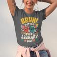 Reading Book Lover School Librarian Bruh It's Library Day Unisex Jersey T-Shirt Reading Book Lover School Librarian Bruh It's Library Day Unisex Jersey T-Shirt
