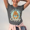 Reading Makes Me Cappy Bookworm Capybara Book Reading Unisex Jersey T-Shirt