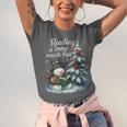 Reading Is Snow Much Fun Christmas Books Snowman Bookworm Unisex Jersey T-Shirt Reading Is Snow Much Fun Christmas Books Snowman Bookworm Unisex Jersey T-Shirt