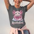 Readsalotl Axolotl Reading Cute Book Lover Bookworm Unisex Jersey T-Shirt Readsalotl Axolotl Reading Cute Book Lover Bookworm Unisex Jersey T-Shirt
