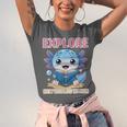 Readsolotl Kawaii Axolotl Book Lover Reading Unisex Jersey T-Shirt