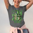 Retro Book Lucky Reading Teacher St Patrick's Day -Adults Small Cotton Blend Polyester Blend Short Sleeve Unisex Jersey T-Shirt