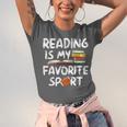 Retro Reading Is My Favorite Sport Football World Book Day Unisex Jersey T-Shirt Retro Reading Is My Favorite Sport Football World Book Day Unisex Jersey T-Shirt