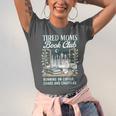 Retro Tired Moms Book Club Bookish Booktrovert Mother's Day Unisex Jersey T-Shirt