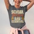 School Librarians Are Essential Library Book Lover Librarian Unisex Jersey T-Shirt School Librarians Are Essential Library Book Lover Librarian Unisex Jersey T-Shirt