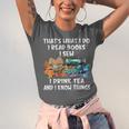 Sewing Reading Books Drinking Tea Sew Sewist Unisex Jersey T-Shirt