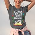 Sorry I Can't I Have Book Club Unisex Jersey T-Shirt