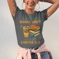Spicy Books And Iced Coffee Book Lover Smut Reader Unisex Jersey T-Shirt
