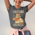 I Stay Home I Read Books I Pet My Cat I Regret Nothing Women Unisex Jersey T-Shirt