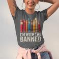 Support Banned Books Freedom I'm With The Banned Unisex Jersey T-Shirt Support Banned Books Freedom I'm With The Banned Unisex Jersey T-Shirt