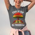 History Education Is Freedom Books Black History Unisex Jersey T-Shirt History Education Is Freedom Books Black History Unisex Jersey T-Shirt