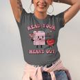 Valentines Day Book Read Your Heart Out Women Men Kids Unisex Jersey T-Shirt