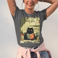 Vintage Japanese Cat Book Lovers Librarian Cat Dad Teacher Unisex Jersey T-Shirt Vintage Japanese Cat Book Lovers Librarian Cat Dad Teacher Unisex Jersey T-Shirt