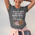 Woman Cannot Survive On Books Alone She Also Needs Yarn Unisex Jersey T-Shirt