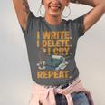 I Write Book Writer Author Book Writing Novelist Unisex Jersey T-Shirt I Write Book Writer Author Book Writing Novelist Unisex Jersey T-Shirt