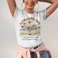 Abibliophobia Wildflower Reading Bookworm Book Reader Unisex Jersey T-Shirt