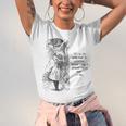 Alice Adventures Wonderland Vintage Book Quote Lewis Carrol Unisex Jersey T-Shirt