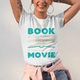 The Book Was Better Than The Movie Literary Library Bookworm Premium Tri-Blend Unisex Jersey T-Shirt