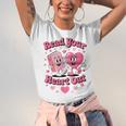 Book Lover Read Your Heart Out Teacher Kids Valentines Unisex Jersey T-Shirt
