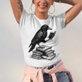 Book Raven Vintage Dark Academia Literature Reading Unisex Jersey T-Shirt Book Raven Vintage Dark Academia Literature Reading Unisex Jersey T-Shirt