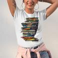 Book Women Graphic Art Colorful Eyes Unisex Jersey T-Shirt Book Women Graphic Art Colorful Eyes Unisex Jersey T-Shirt
