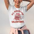 All Booked For Valentines Bow Heart Book Lover Valentine Day Unisex Jersey T-Shirt All Booked For Valentines Bow Heart Book Lover Valentine Day Unisex Jersey T-Shirt