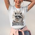 Booktrovert Raccoon Reading And Coffee For Book Lover Unisex Jersey T-Shirt Booktrovert Raccoon Reading And Coffee For Book Lover Unisex Jersey T-Shirt