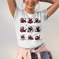 Cat Reading Books Lover Christmas Cat Lover Xmas Unisex Jersey T-Shirt Cat Reading Books Lover Christmas Cat Lover Xmas Unisex Jersey T-Shirt