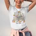 Chapter 10 Years Old 10th Birthday Wildflower Book Lover Unisex Jersey T-Shirt