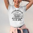 I Closed My Book To Be Here Book Lover Floral Reading Woman Unisex Jersey T-Shirt