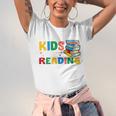 All The-Cool Kids Are Reading Teacher Book Lover Librarian Premium Unisex Jersey T-Shirt