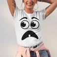 Creepy Face Carrot Halloween Book Character Costume Unisex Jersey T-Shirt Creepy Face Carrot Halloween Book Character Costume Unisex Jersey T-Shirt